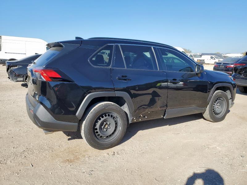 JTMH1RFV7KJ007063 - 2019 TOYOTA RAV4 LE Schwarz Foto 3