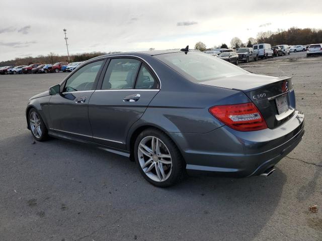 WDDGF8AB0DA776680 - 2013 MERCEDES-BENZ C 300 4MATIC GRAY photo 2