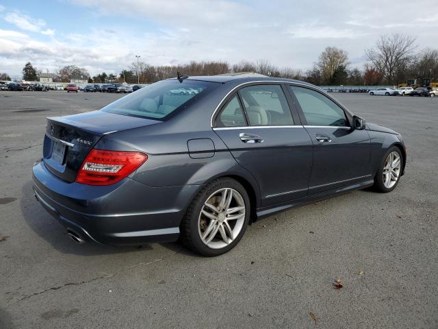 WDDGF8AB0DA776680 - 2013 MERCEDES-BENZ C 300 4MATIC GRAY photo 3