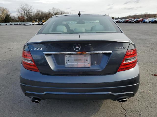 WDDGF8AB0DA776680 - 2013 MERCEDES-BENZ C 300 4MATIC GRAY photo 6