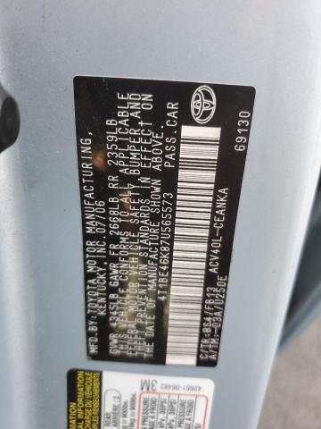 4T1BE46K87U565573 - 2007 TOYOTA CAMRY CE Azul foto 13