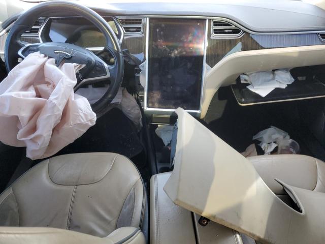 5YJSA1DP9DFP17619 - 2013 TESLA MODEL S Niebieski zdjęcie 8