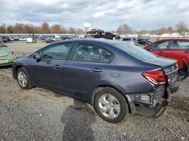 19XFB2F55EE248004 - 2014 HONDA CIVIC LX GRAY photo 2