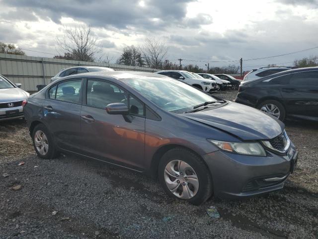 19XFB2F55EE248004 - 2014 HONDA CIVIC LX GRAY photo 4