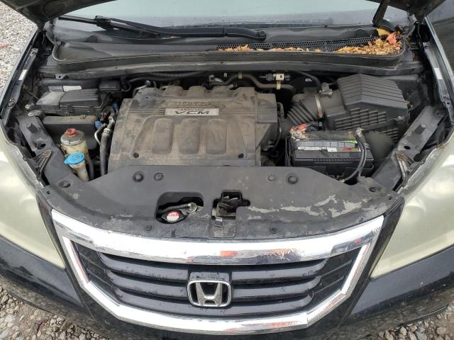 5FNRL3H61AB070649 - 2010 HONDA ODYSSEY EXL BLACK photo 12