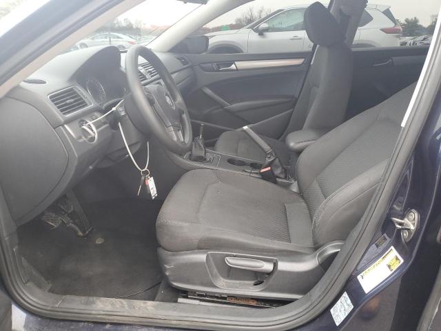 1VWAH7A33DC026866 - 2013 VOLKSWAGEN PASSAT S Azul foto 7