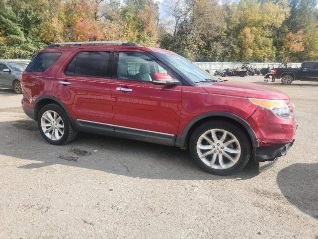 1FM5K7F83DGA49210 - 2013 FORD EXPLORER LIMITED 红色 照片 4