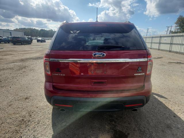 1FM5K7F83DGA49210 - 2013 FORD EXPLORER LIMITED 红色 照片 6