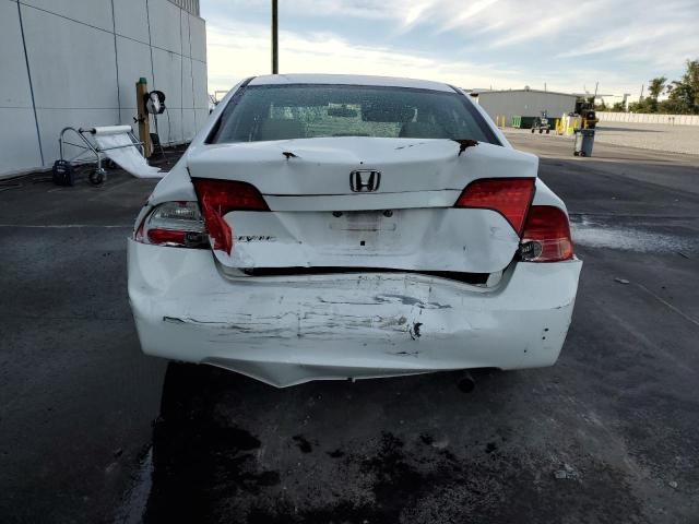 2HGFA16908H313786 - 2008 HONDA CIVIC EXL WHITE photo 6