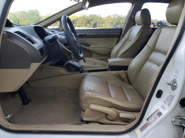 2HGFA16908H313786 - 2008 HONDA CIVIC EXL WHITE photo 7