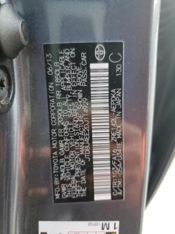 JTDBU4EE2DJ114929 - 2013 TOYOTA COROLLA BASE Szary zdjęcie 12