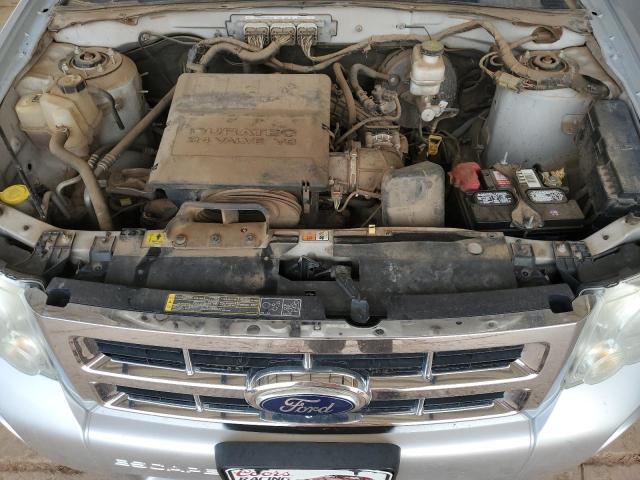 1FMCU9DG7BKB60408 - 2011 FORD ESCAPE XLT ვერცხლისფერი ფოტო 12
