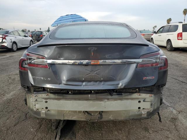 5YJSA1H25EFP63447 - 2014 TESLA MODEL S ნაცრისფერი ფოტო 6