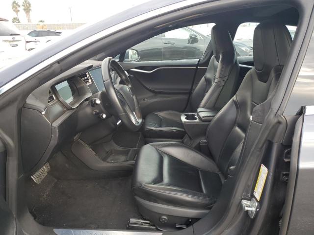 5YJSA1H25EFP63447 - 2014 TESLA MODEL S ნაცრისფერი ფოტო 7