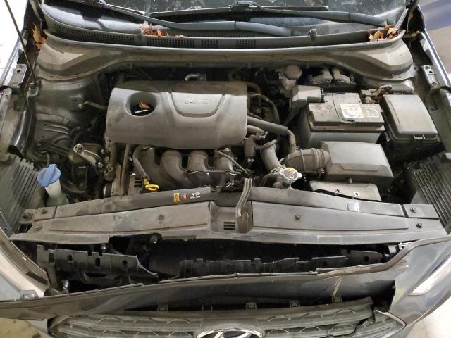 3KPC24A37JE033464 - 2018 HYUNDAI ACCENT SE Сұр фото 11