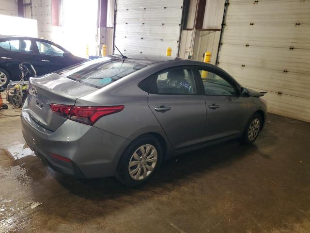 3KPC24A37JE033464 - 2018 HYUNDAI ACCENT SE Сұр фото 3