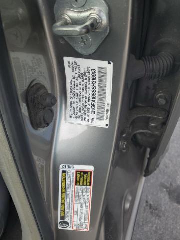 2HGFA16888H316913 - 2008 HONDA CIVIC EX Boz foto 12