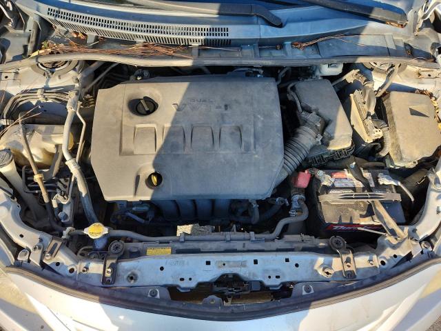 2T1BU4EE9BC653458 - 2011 TOYOTA COROLLA BASE GRAY photo 11