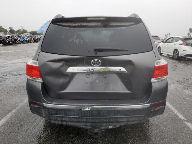 5TDZK3EH0DS118280 - 2013 TOYOTA HIGHLANDER BASE ნაცრისფერი ფოტო 6