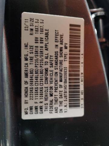 5J8TB1H51BA006630 - 2011 ACURA RDX TECHNOLOGY GRAY photo 13