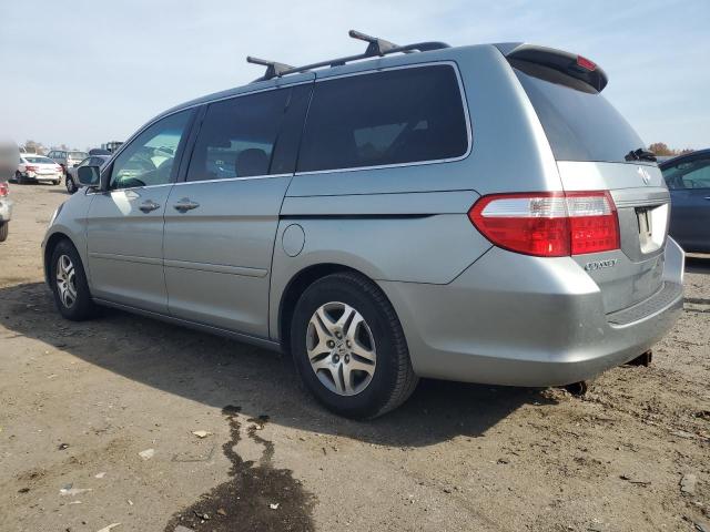 5FNRL38797B011513 - 2007 HONDA ODYSSEY EXL BLUE photo 2