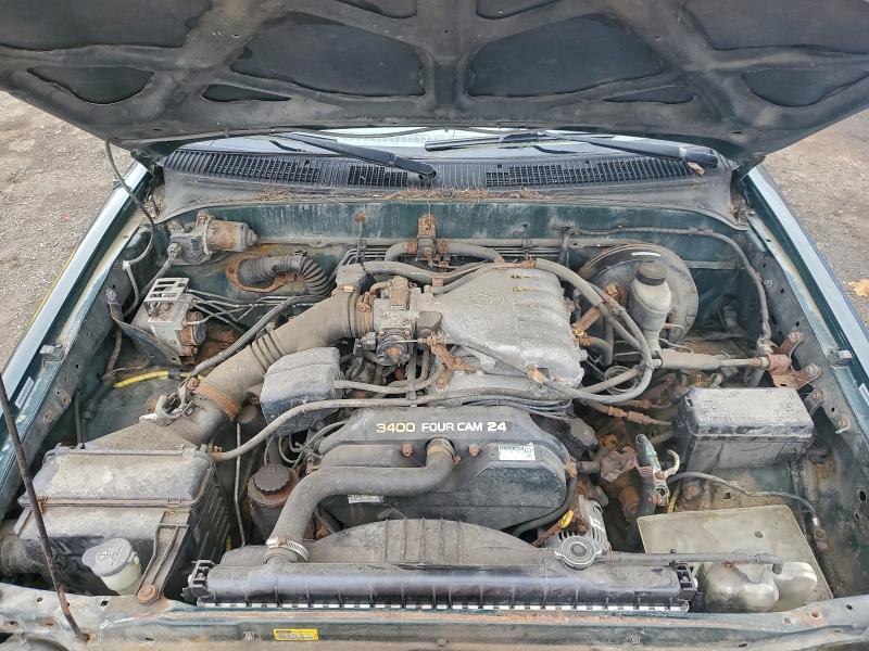 5TEHN72N04Z377035 - 2004 TOYOTA TACOMA DOUBLE CAB 绿色 照片 11