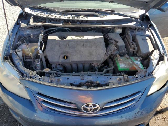 5YFBU4EE1DP125027 - 2013 TOYOTA COROLLA BASE Կապույտ լուսանկար 11