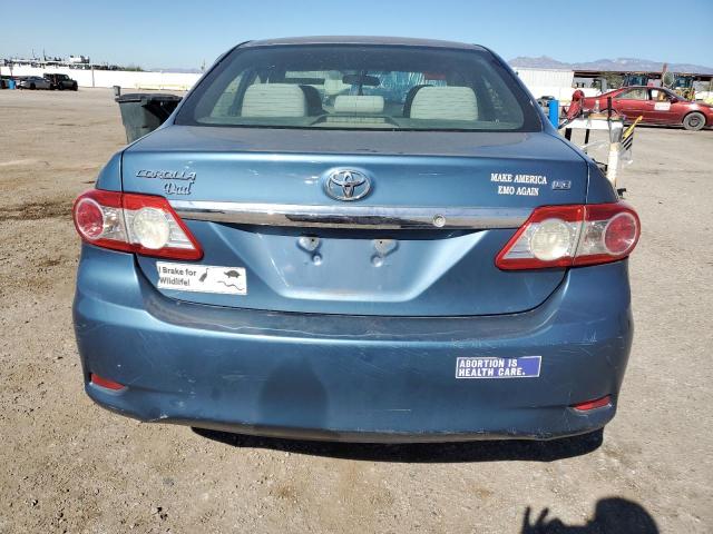 5YFBU4EE1DP125027 - 2013 TOYOTA COROLLA BASE Կապույտ լուսանկար 6