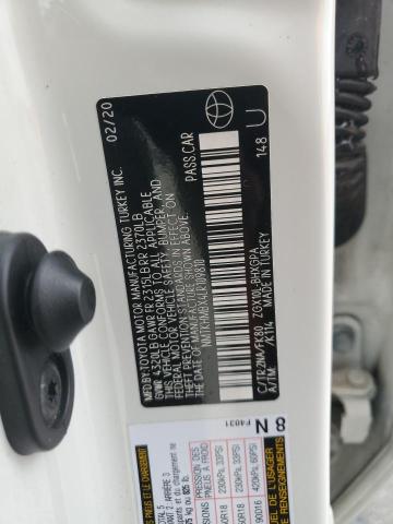 NMTKHMBX4LR109810 - 2020 TOYOTA C-HR XLE WHITE photo 12