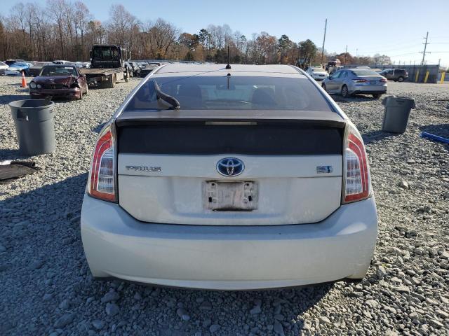 JTDKN3DU3C5465274 - 2012 TOYOTA PRIUS თეთრი ფოტო 6