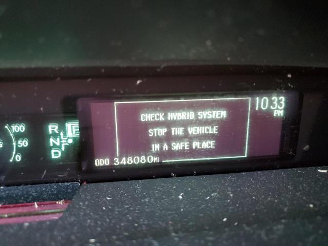 JTDKN3DU3C5465274 - 2012 TOYOTA PRIUS თეთრი ფოტო 9