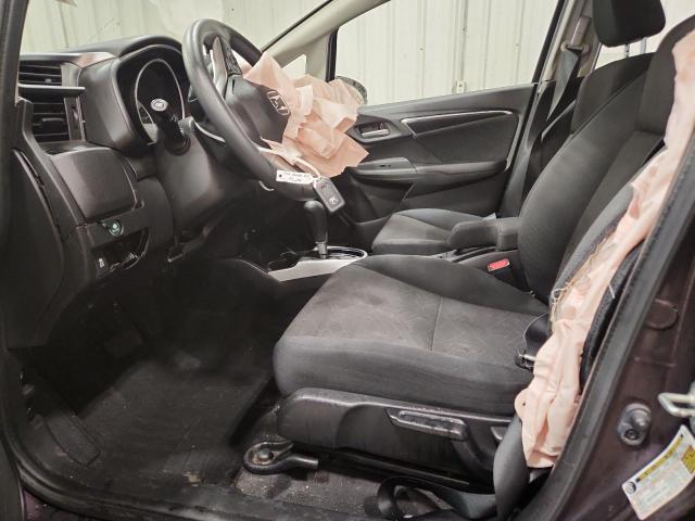 JHMGK5H77GS005863 - 2016 HONDA FIT EX PURPLE photo 7