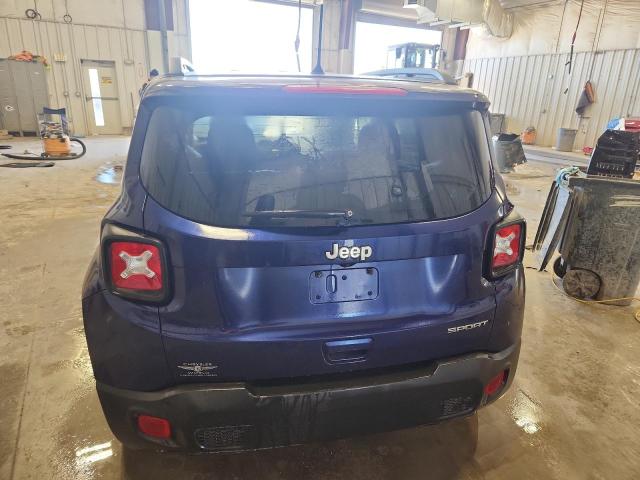 ZACNJAAB7KPK34042 - 2019 JEEP RENEGADE SPORT BLUE photo 6