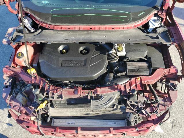 1FMCU0J96HUA02527 - 2017 FORD ESCAPE TITANIUM RED photo 12