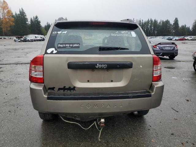1J8FT47W77D181404 - 2007 JEEP COMPASS GOLD photo 6
