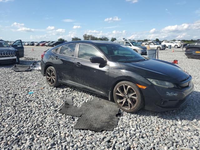 19XFC2F8XKE009972 - 2019 HONDA CIVIC SPORT BLACK photo 4