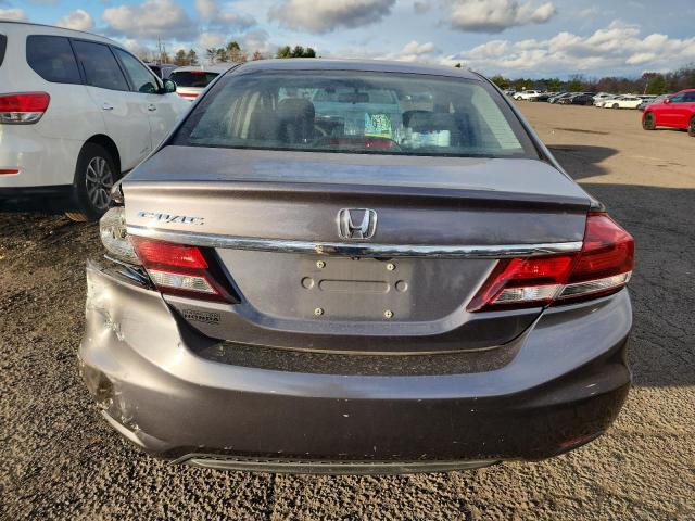 19XFB2F74FE288898 - 2015 HONDA CIVIC SE GRAY photo 6