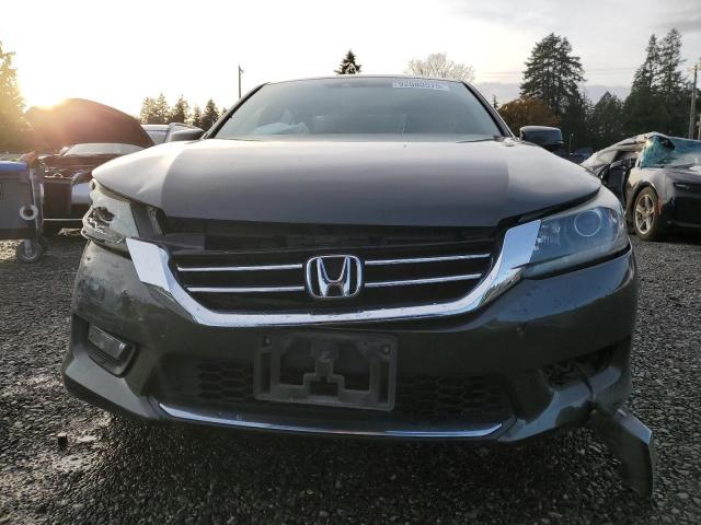 1HGCR3F86EA016059 - 2014 HONDA ACCORD EXL GRAY photo 5