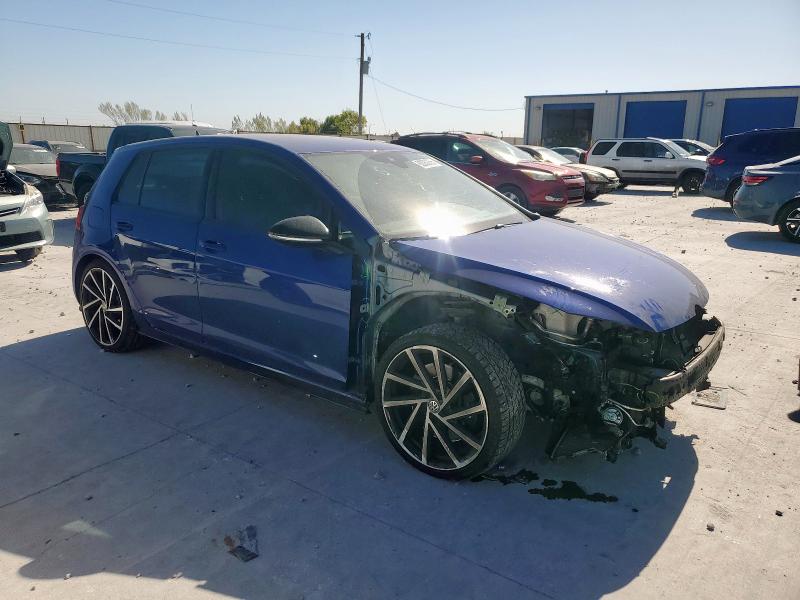 WVWWA7AU7KW137910 - 2019 VOLKSWAGEN GOLF R Կապույտ լուսանկար 4