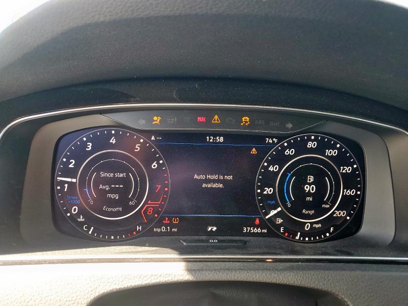 WVWWA7AU7KW137910 - 2019 VOLKSWAGEN GOLF R Կապույտ լուսանկար 9