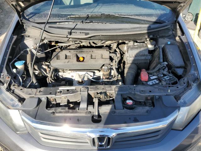 19XFB2F87CE327651 - 2012 HONDA CIVIC EX Szary zdjęcie 11