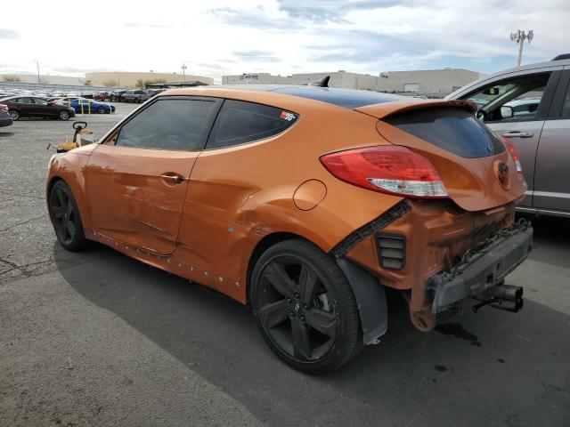 KMHTC6AE6DU144244 - 2013 HYUNDAI VELOSTER TURBO 橙色 照片 2