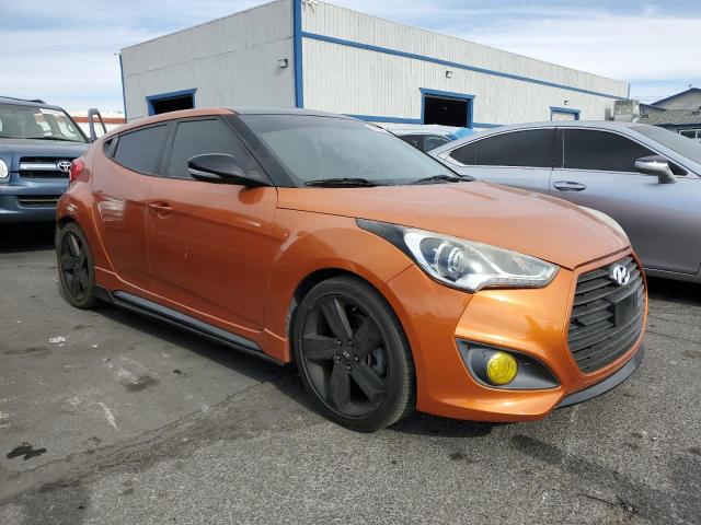KMHTC6AE6DU144244 - 2013 HYUNDAI VELOSTER TURBO 橙色 照片 4
