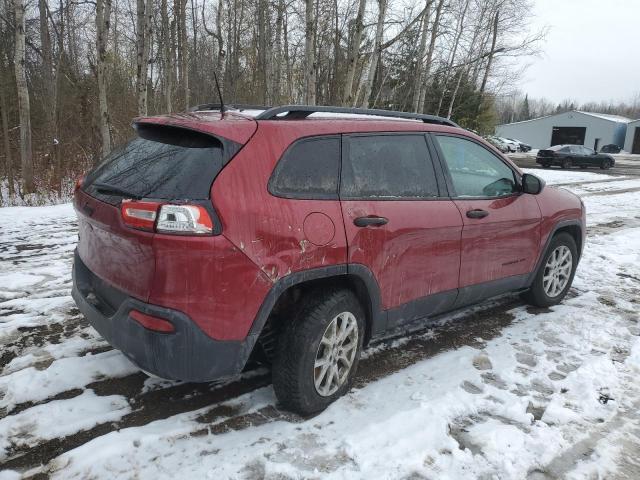 1C4PJMAS3GW348059 - 2016 JEEP CHEROKEE SPORT 红色 照片 3