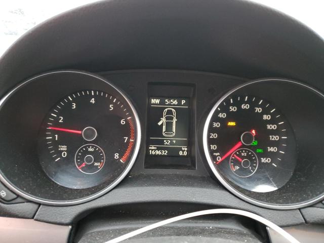 WVWBA7AJ9BW021953 - 2011 VOLKSWAGEN GOLF GRAY photo 9