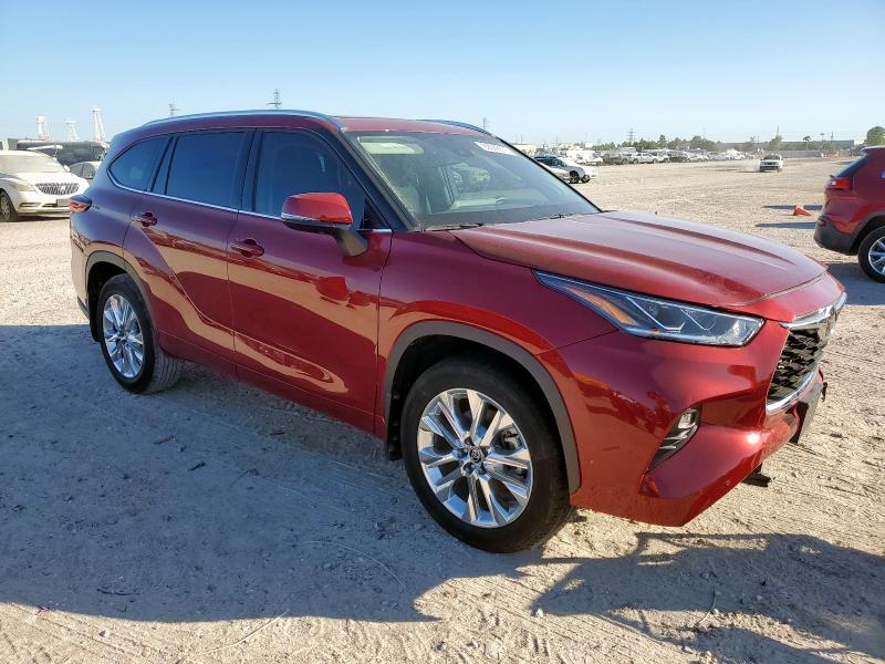 5TDKDRAH8PS018825 - 2023 TOYOTA HIGHLANDER L 栗色 照片 4