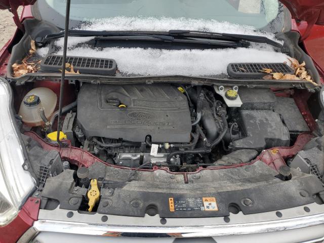 1FMCU9JD4HUE88568 - 2017 FORD ESCAPE TITANIUM 红色 照片 12