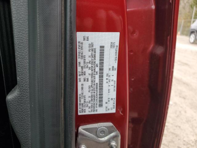 1FMCU9JD4HUE88568 - 2017 FORD ESCAPE TITANIUM 红色 照片 13