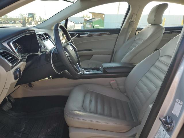 3FA6P0CD2KR150978 - 2019 FORD FUSION SEL SILVER photo 7