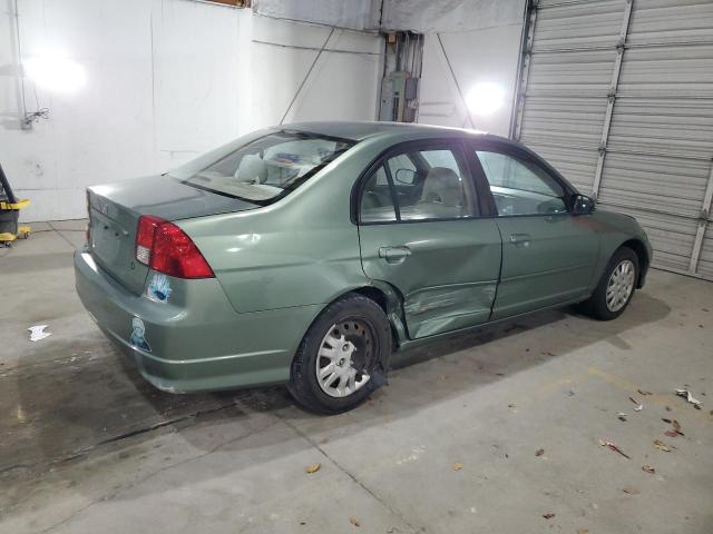 1HGES16574L011110 - 2004 HONDA CIVIC LX მწვანე ფოტო 3
